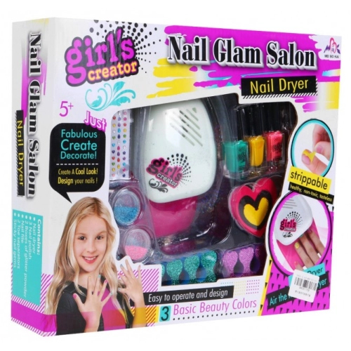 Zestaw do malowania paznokci z suszarką 101466